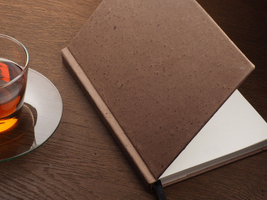 Logotrade business gift image of: Recycled Coffee Notebook 209733900