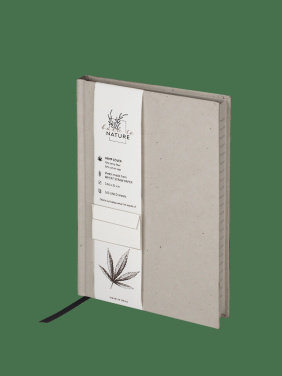 Logo trade corporate gifts picture of: Recycled Hemp Notebook 209734300