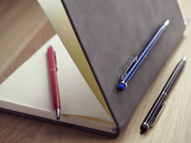Logo trade promotional merchandise image of: Magnetic notebook with a pen 124715100