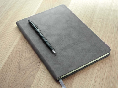 Logo trade promotional gifts image of: Magnetic notebook with a pen 124715100
