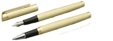 Logo trade promotional products image of: MACBETH pen set 98203600