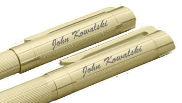 Logo trade promotional products image of: MACBETH pen set 98203600
