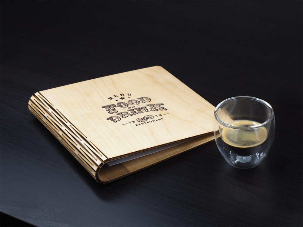 Logo trade promotional giveaways picture of: Menu cover 1108121