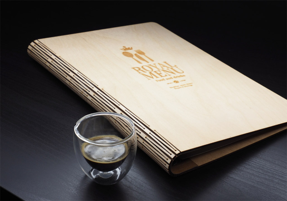 Logo trade promotional merchandise image of: Menu cover 1109121