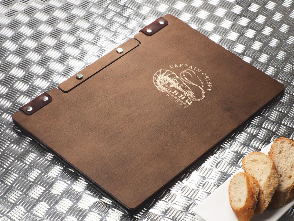Logo trade advertising products image of: Menu cover 1955121