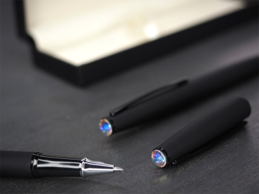 Logo trade corporate gifts picture of: Swarovski Crystal Pen set 1236036