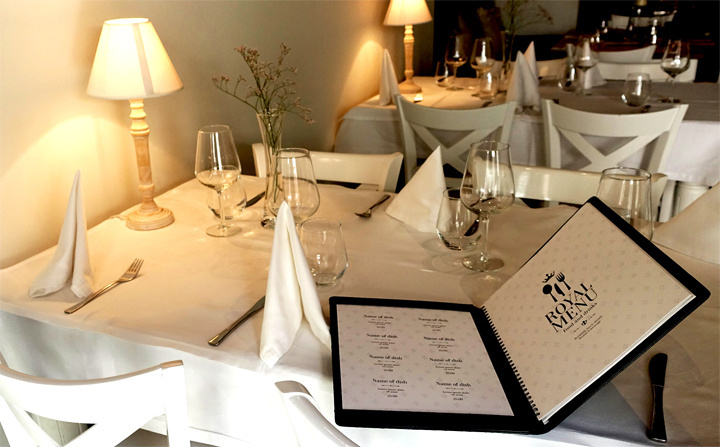 Logo trade promotional merchandise picture of: Menu cover 1082119