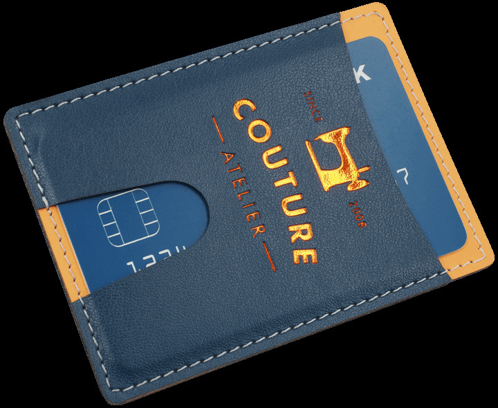 Logo trade promotional gifts image of: Credit card holder 544119