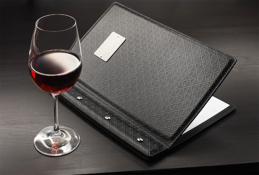 Logo trade promotional giveaways image of: Menu cover 1084244