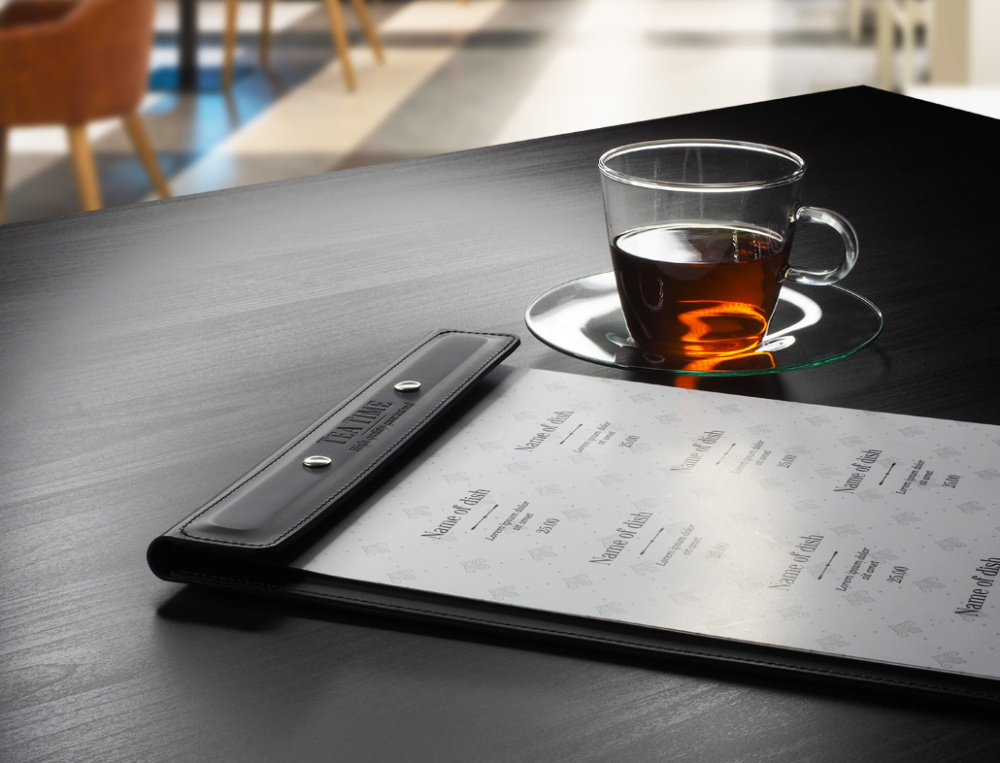 Logo trade corporate gifts picture of: Menu cover Armstrong 1116094