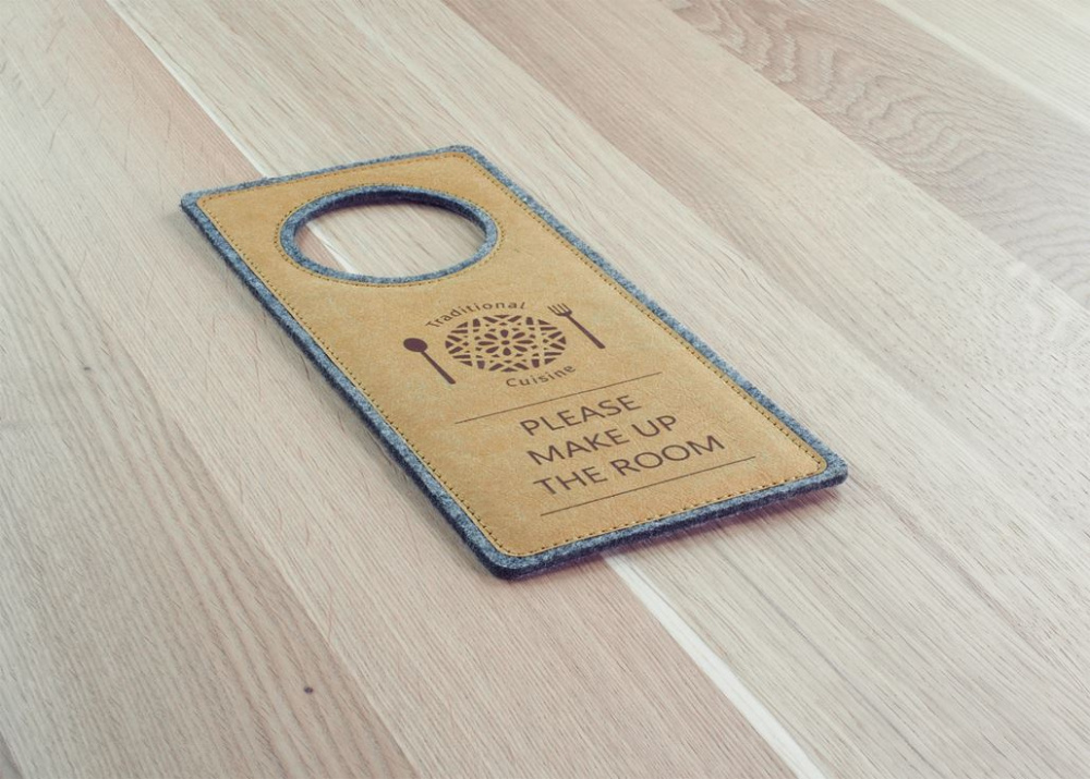 Logo trade business gift photo of: DND door sign 1183140