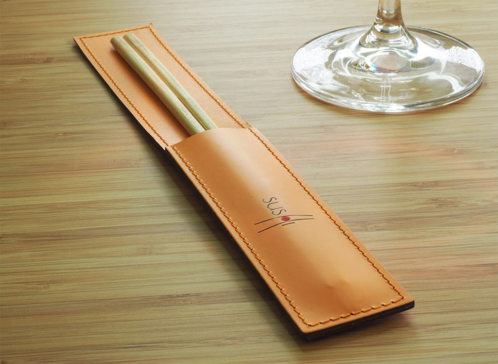 Logo trade promotional giveaways image of: Chopsticks case 1042094