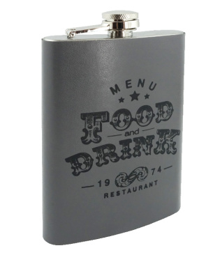 Logo trade corporate gifts picture of: Hip flask 425119