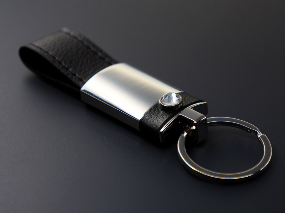 Logo trade advertising product photo of: Swarovski Crystal Keyring 908095