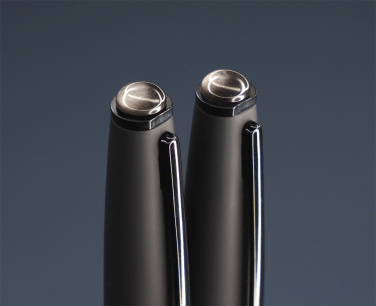 Logotrade promotional items photo of: Obsidian stone Pen set 1290036