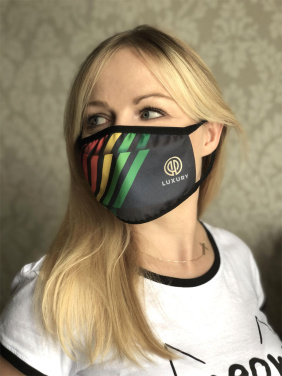 Logo trade promotional item photo of: MARS cotton mask (size M) 1379165