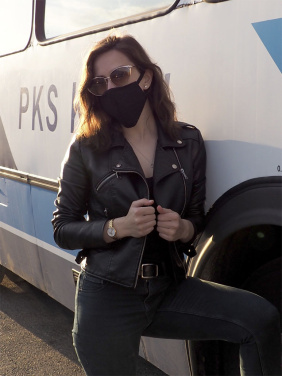 Logotrade business gift image of: VENUS PRO cotton face mask with a pocket an HEPA filter 1378165
