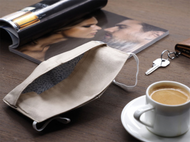Logo trade promotional giveaway photo of: VENUS PRO cotton face mask with a pocket an HEPA filter 1378165