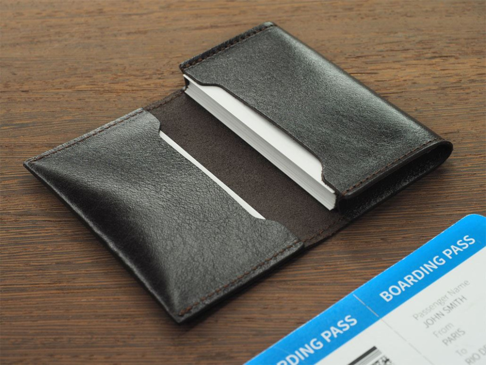 Logo trade promotional merchandise picture of: Business card holder 1166067