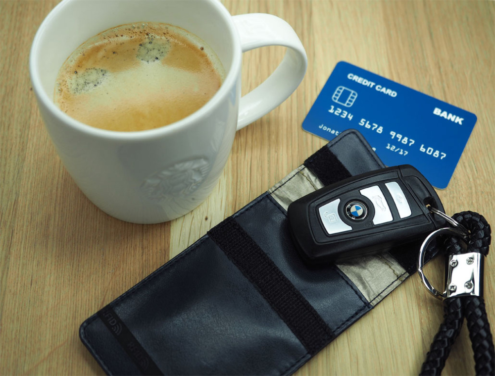 Logo trade promotional gifts image of: RFID Signal Blocking case 1222119