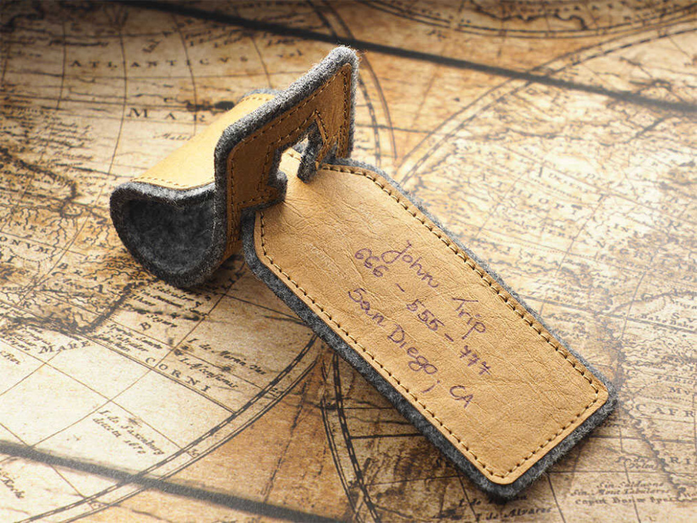 Logo trade advertising product photo of: Luggage tag 969140