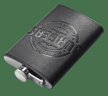 Logo trade corporate gifts image of: Hip flask 425113