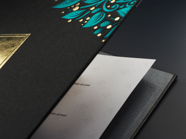 Logo trade promotional merchandise image of: Menu cover 1681280