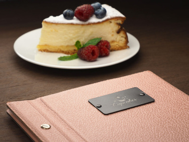 Logo trade promotional giveaway photo of: Menu cover 1087281