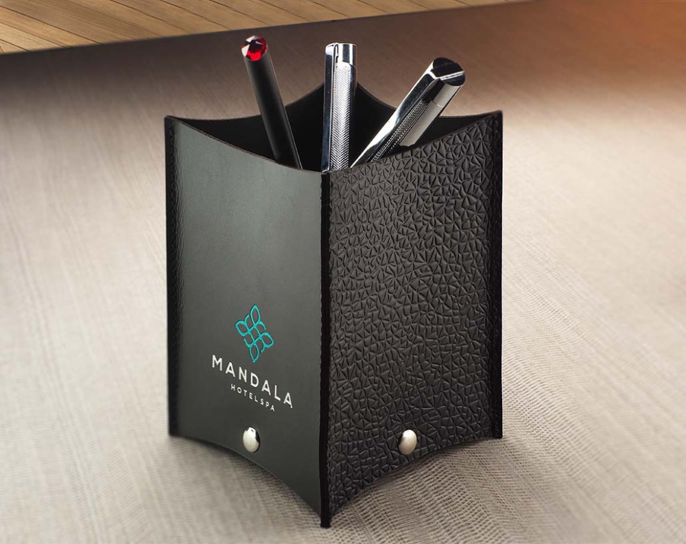 Logo trade advertising products picture of: Pen holder 1659281