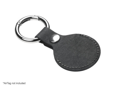 Logo trade promotional merchandise image of: Keyring with holder for AirTag 1914106