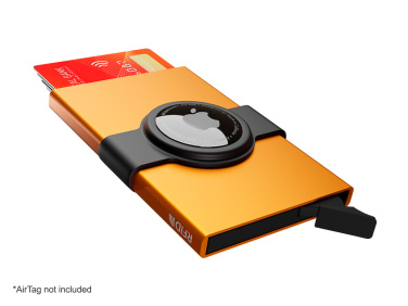 Logo trade promotional products image of: RFID credit card case with holder for AirTag 2163108