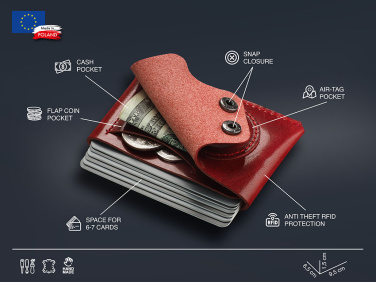 Logotrade promotional item picture of: Wallet with AirTag holder 1936141