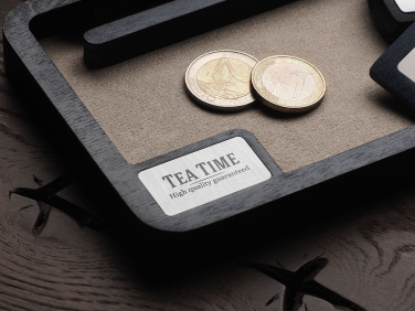 Logotrade promotional giveaway image of: Wooden desk organiser 1818121