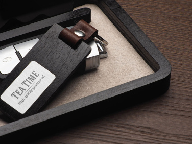 Logo trade business gift photo of: Wooden desk organiser 1818121