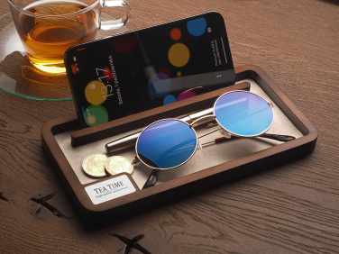 Logo trade promotional items image of: Wooden desk organiser 1818121