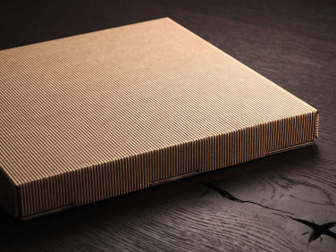Logo trade promotional merchandise image of: Wooden memo card box 1832121