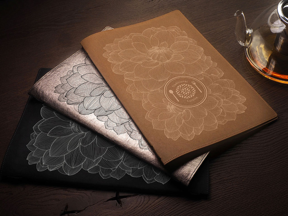 Logo trade promotional gifts image of: Menu cover Ambiente 1178303