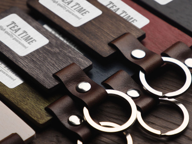 Logotrade corporate gift picture of: Wooden keyring 1853121