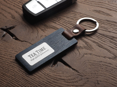 Logo trade promotional gifts picture of: Wooden keyring 1853121