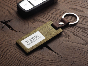 Logotrade promotional product image of: Wooden keyring 1853121