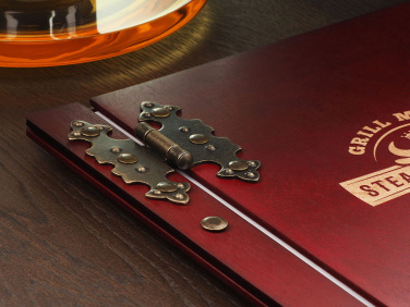 Logo trade corporate gifts image of: Menu cover 1862121