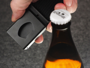 Logo trade corporate gifts picture of: Belt with bottle opener buckle  1134122