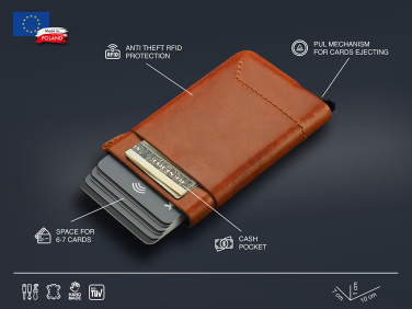 Logo trade advertising product photo of: RFID wallet 593141