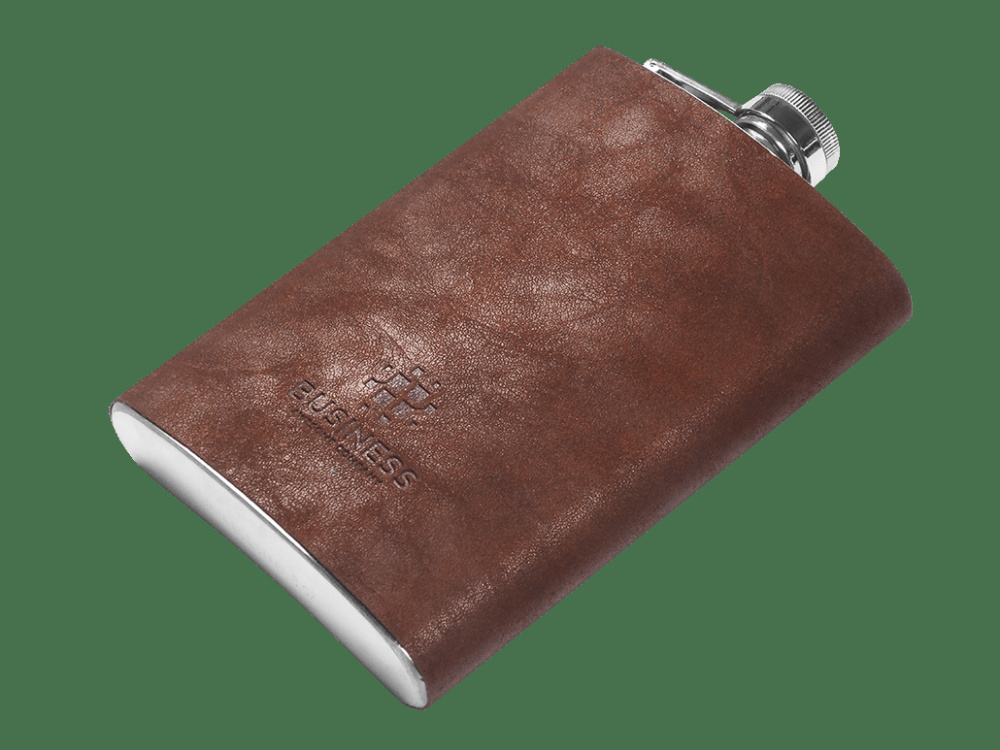 Logo trade advertising products image of: Hip flask 425325