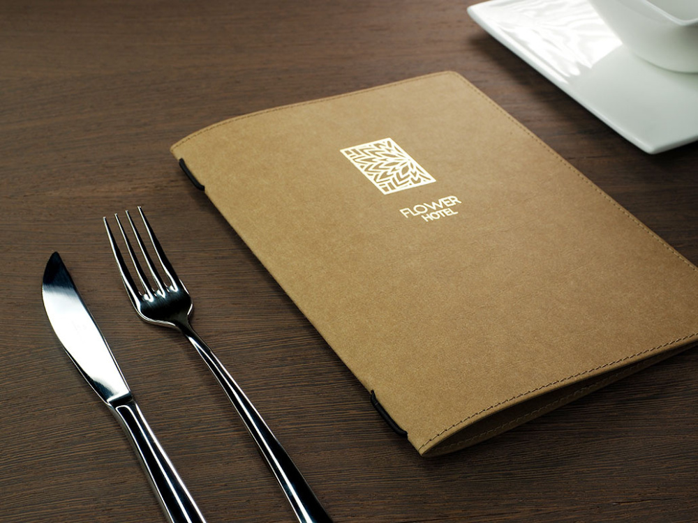Logo trade promotional merchandise photo of: Menu cover Ambiente 1179106