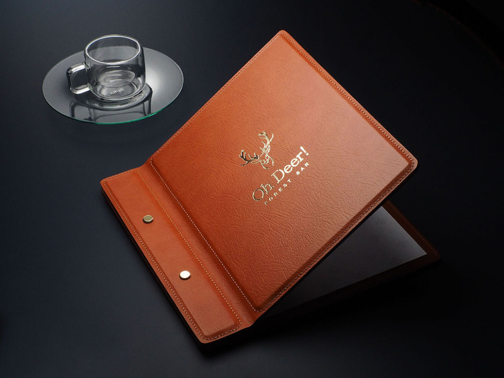 Logo trade promotional giveaways picture of: Menu cover 1085318