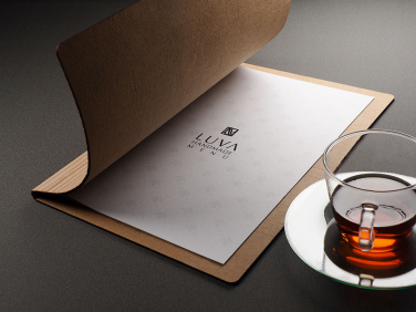 Logo trade promotional giveaways image of: Menu cover Ambiente 1178145