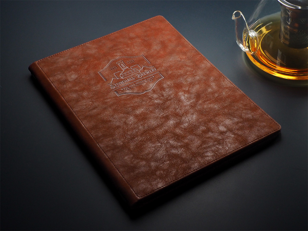 Logo trade promotional gifts image of: Menu cover Fine Dining Pro 2013325