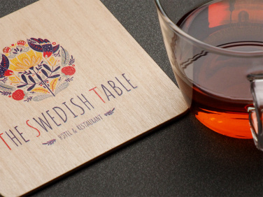Logo trade promotional giveaways image of: Coaster 1857121