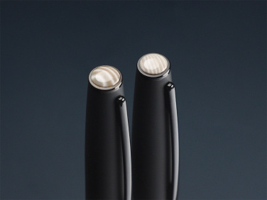 Logo trade advertising products picture of: Striped Flint Pen set 1284036